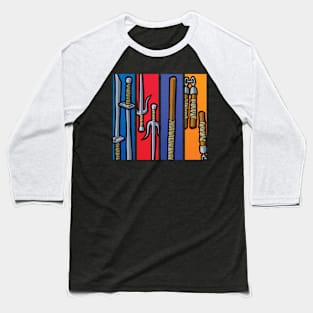 Choose Your Weapon Baseball T-Shirt